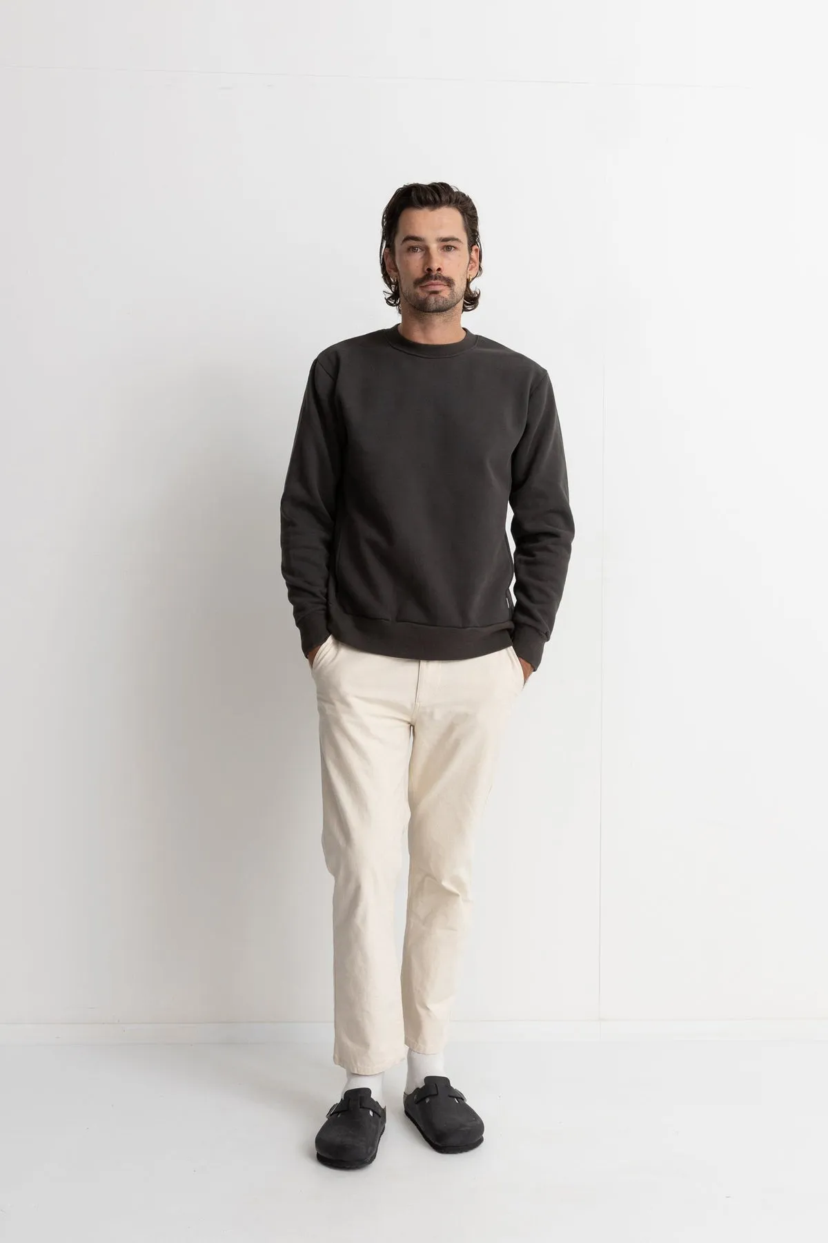 RHYTHM CLASSIC CREW KNIT - VINTAGE BLACK sold by OAK product image thumbnail 4