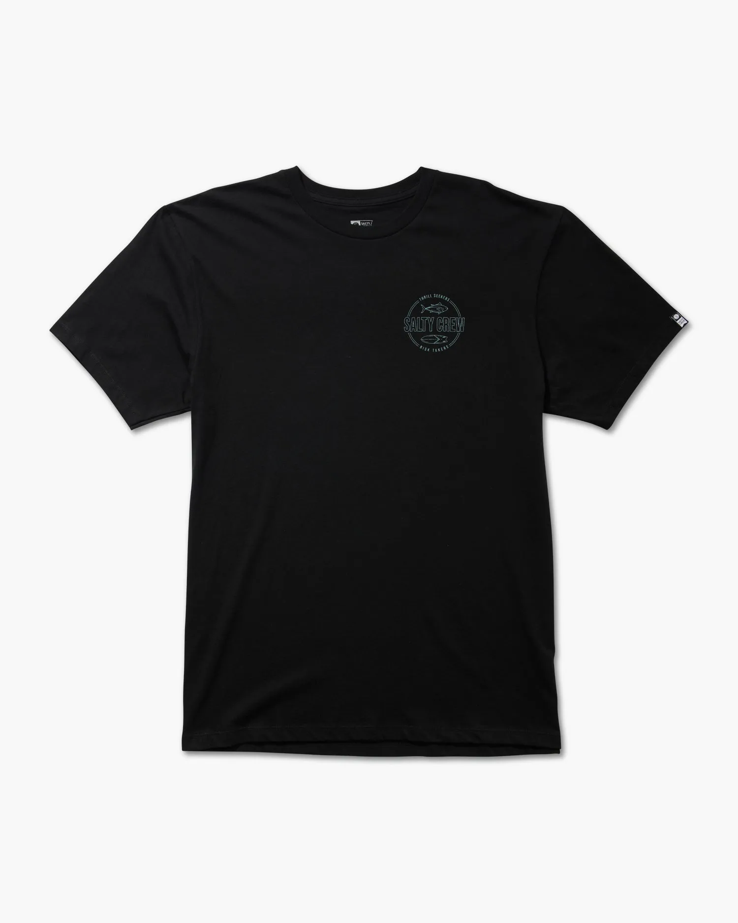 SALTY CREW OUTLINED SS TEE - BLACK sold by OAK product image thumbnail 2
