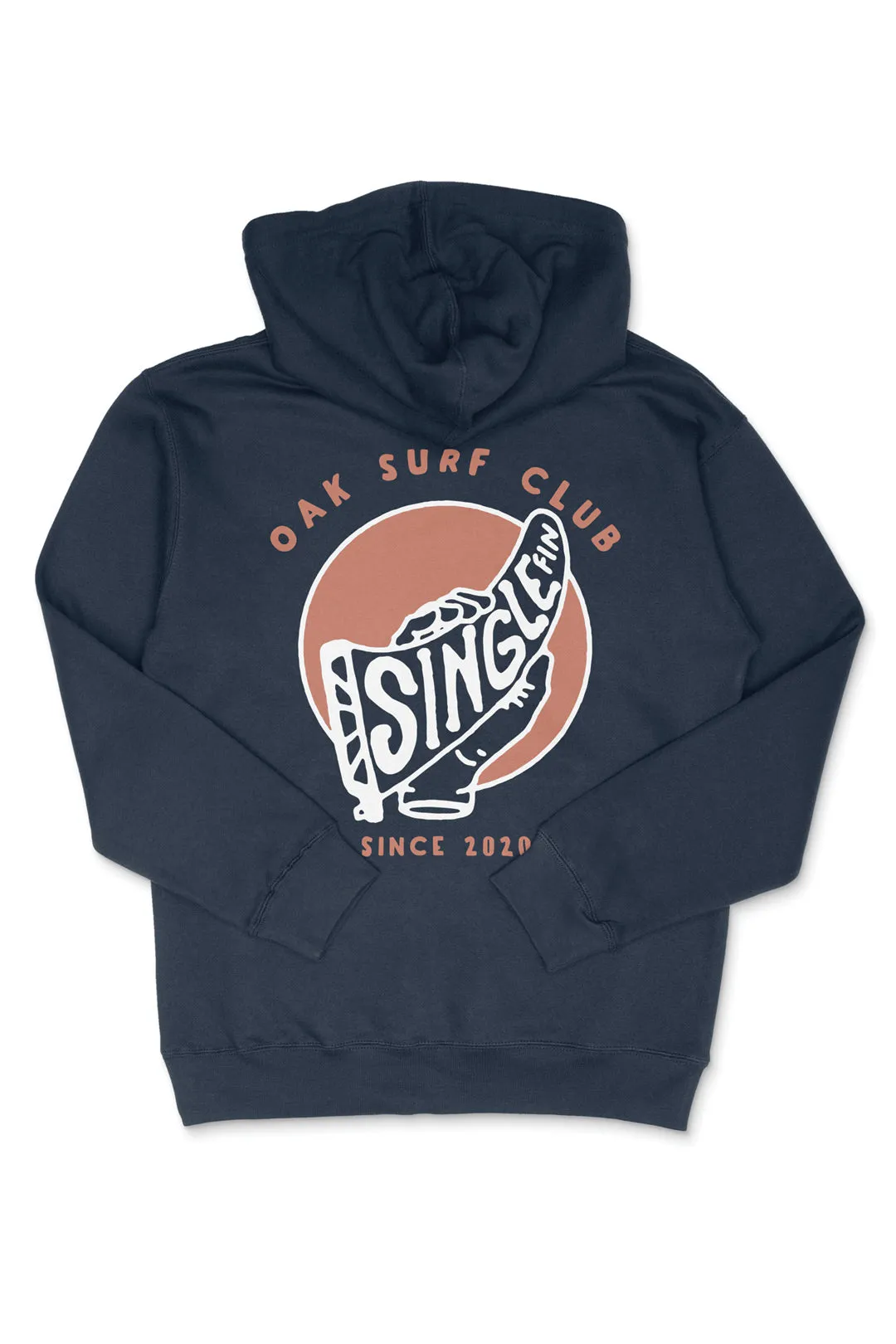 OAK SURF CLUB SINGLE FIN HOODIE - NAVY sold by OAK product image thumbnail 2