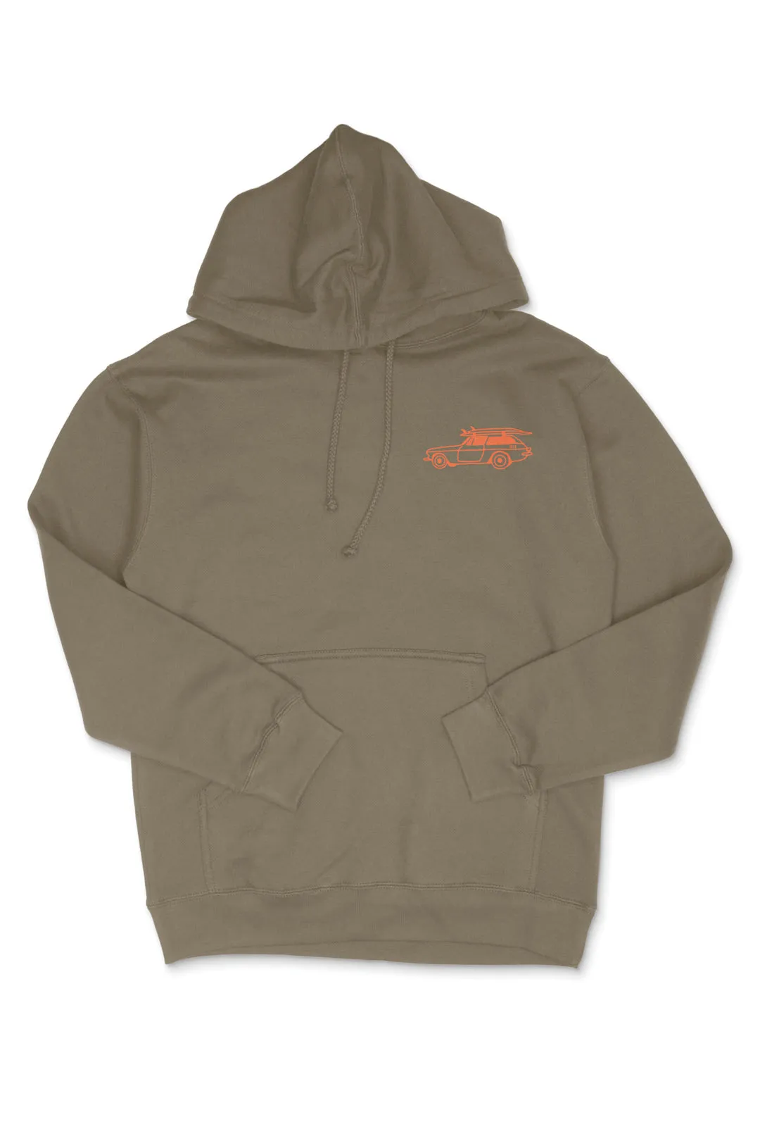 OAK SURF CLUB SANDBANKS HOODIE - ARMY sold by OAK