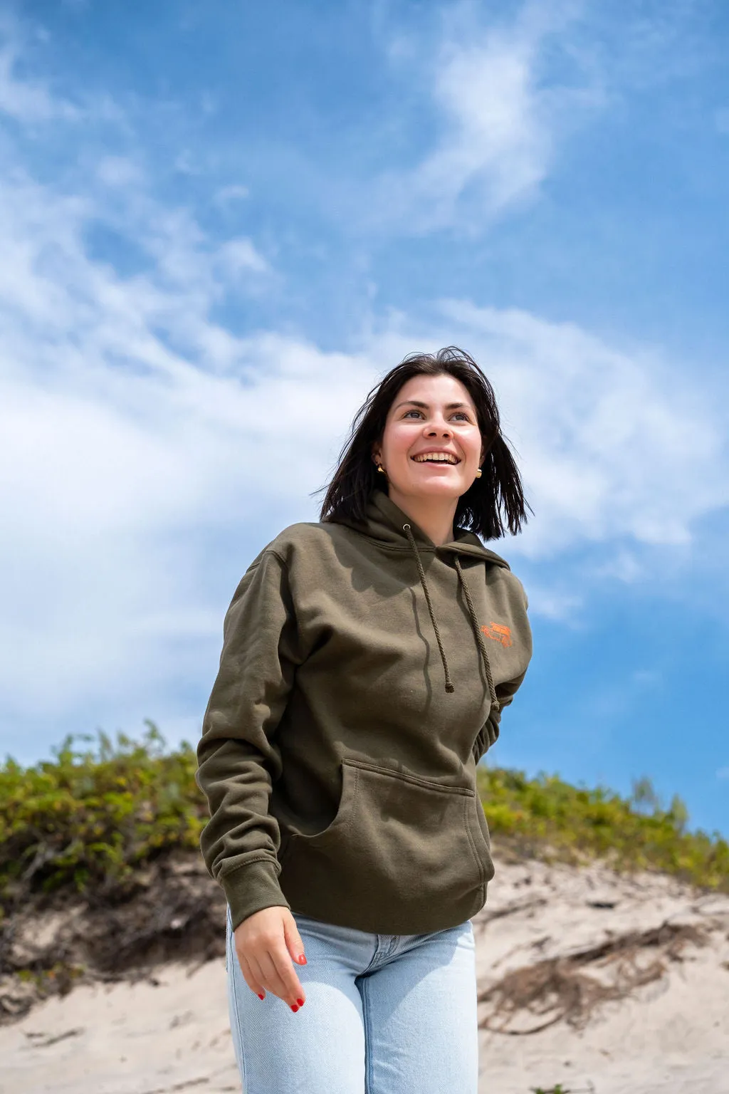 OAK SURF CLUB SANDBANKS HOODIE - ARMY sold by OAK product image thumbnail 3