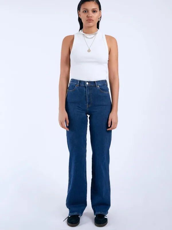 DR DENIM MOXY STRAIGHT JEAN - PLAIN VALE sold by OAK