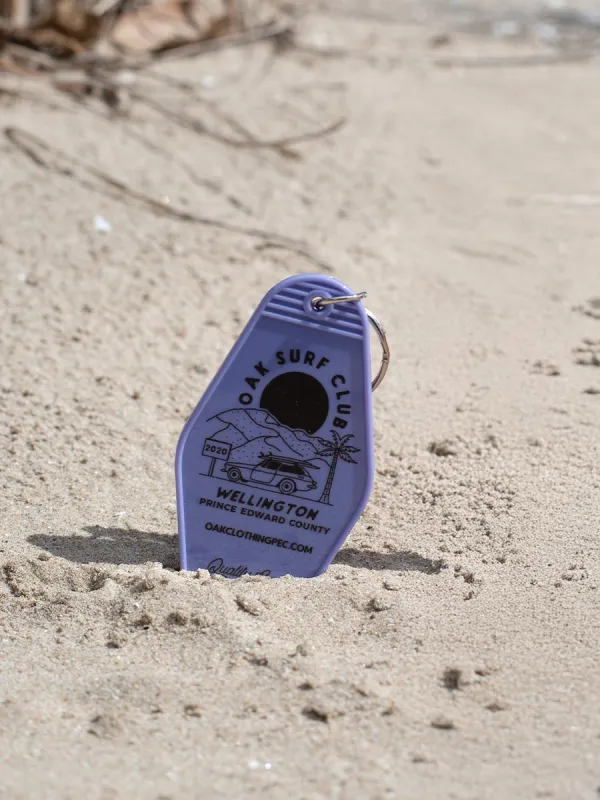 OAK SURF CLUB KEYCHAIN - PERIWINKLE sold by OAK