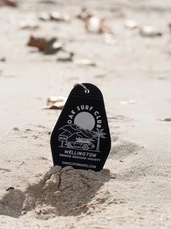 OAK SURF CLUB KEYCHAIN - BLACK sold by OAK