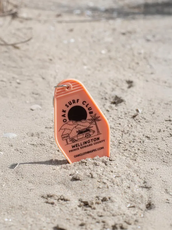 OAK SURF CLUB KEYCHAIN - PEACH sold by OAK