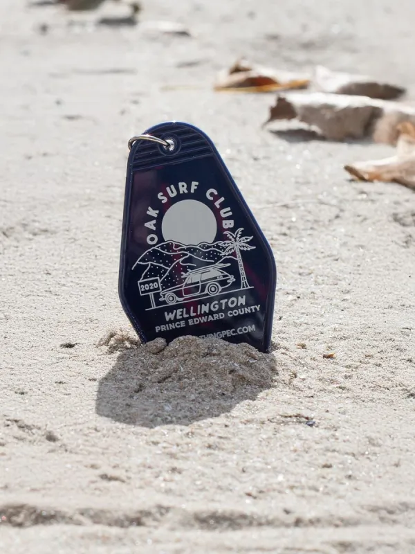 OAK SURF CLUB KEYCHAIN - NAVY sold by OAK