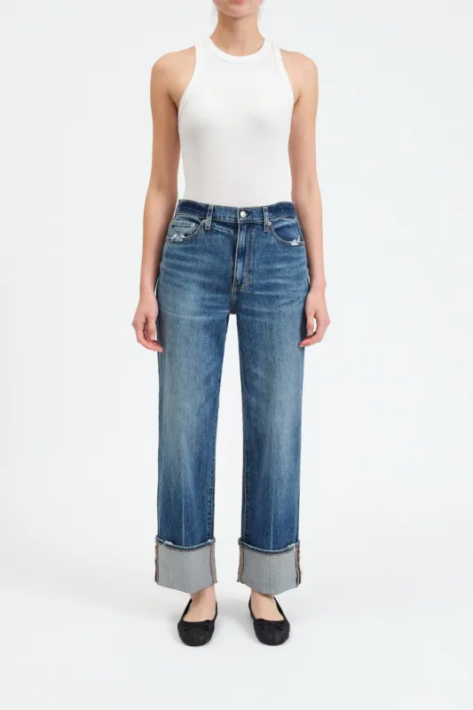 DAZE DENIM EASTSIDE HIGH RISE JEAN - RUSH HOUR sold by OAK