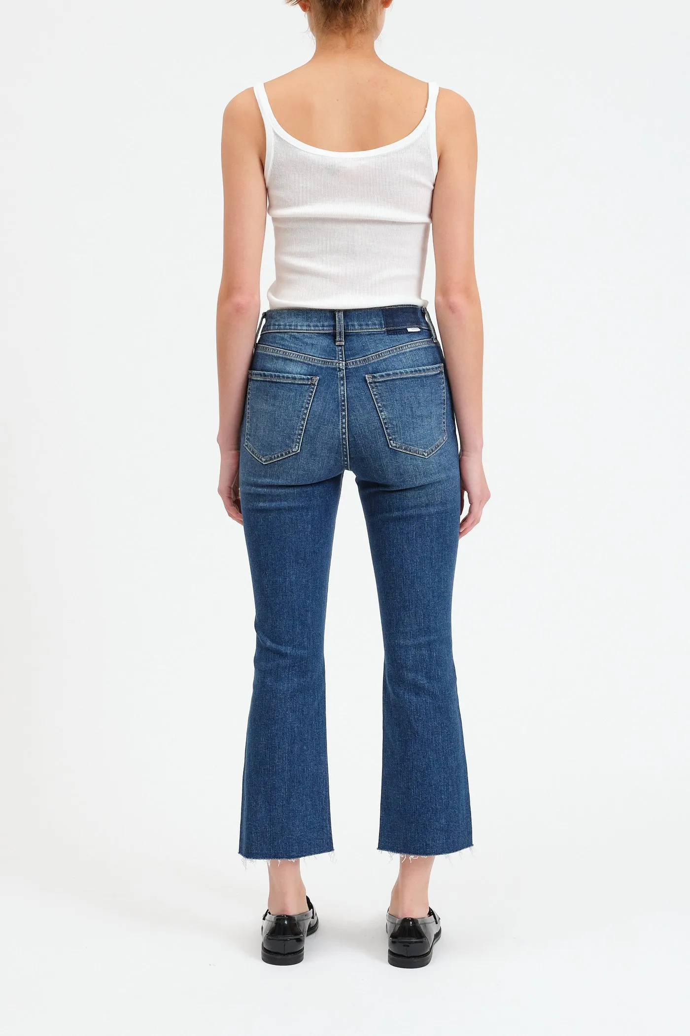 DAZE DENIM SHY GIRL HIGH RISE CROP FLARE JEAN - INFLUENCER sold by OAK product image thumbnail 3