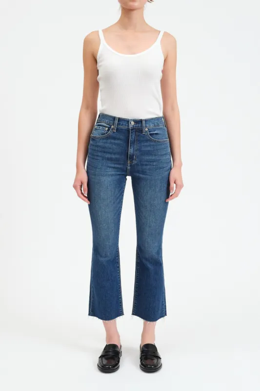DAZE DENIM SHY GIRL HIGH RISE CROP FLARE JEAN - INFLUENCER made by OAK
