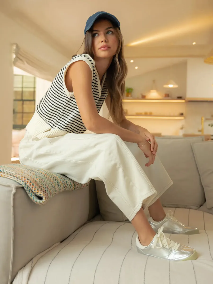 BARREL COTTON PANTS - ECRU sold by OAK product image thumbnail 5