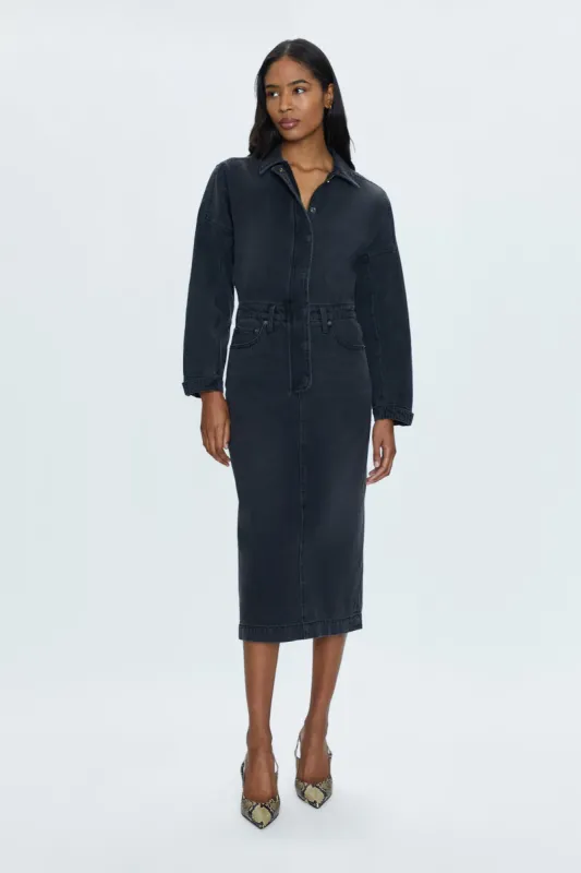 TESS DOLMAN SLEEVE MIDI DRESS sold by OAK