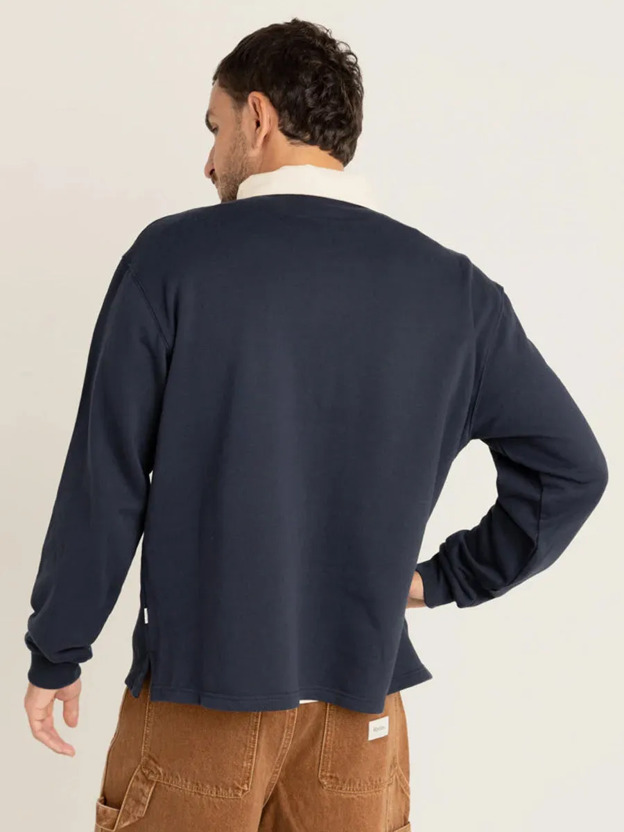 RHYTHM VINTAGE RUGBY LONG-SLEEVE POLO sold by OAK product image thumbnail 2