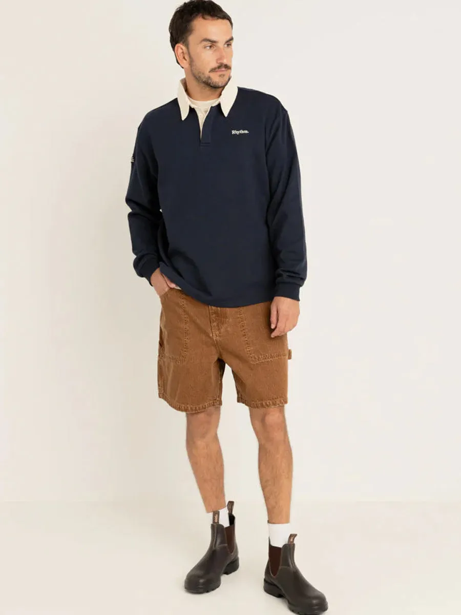 RHYTHM VINTAGE RUGBY LONG-SLEEVE POLO sold by OAK product image thumbnail 4