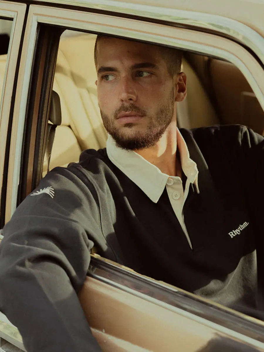 RHYTHM VINTAGE RUGBY LONG-SLEEVE POLO sold by OAK product image thumbnail 5