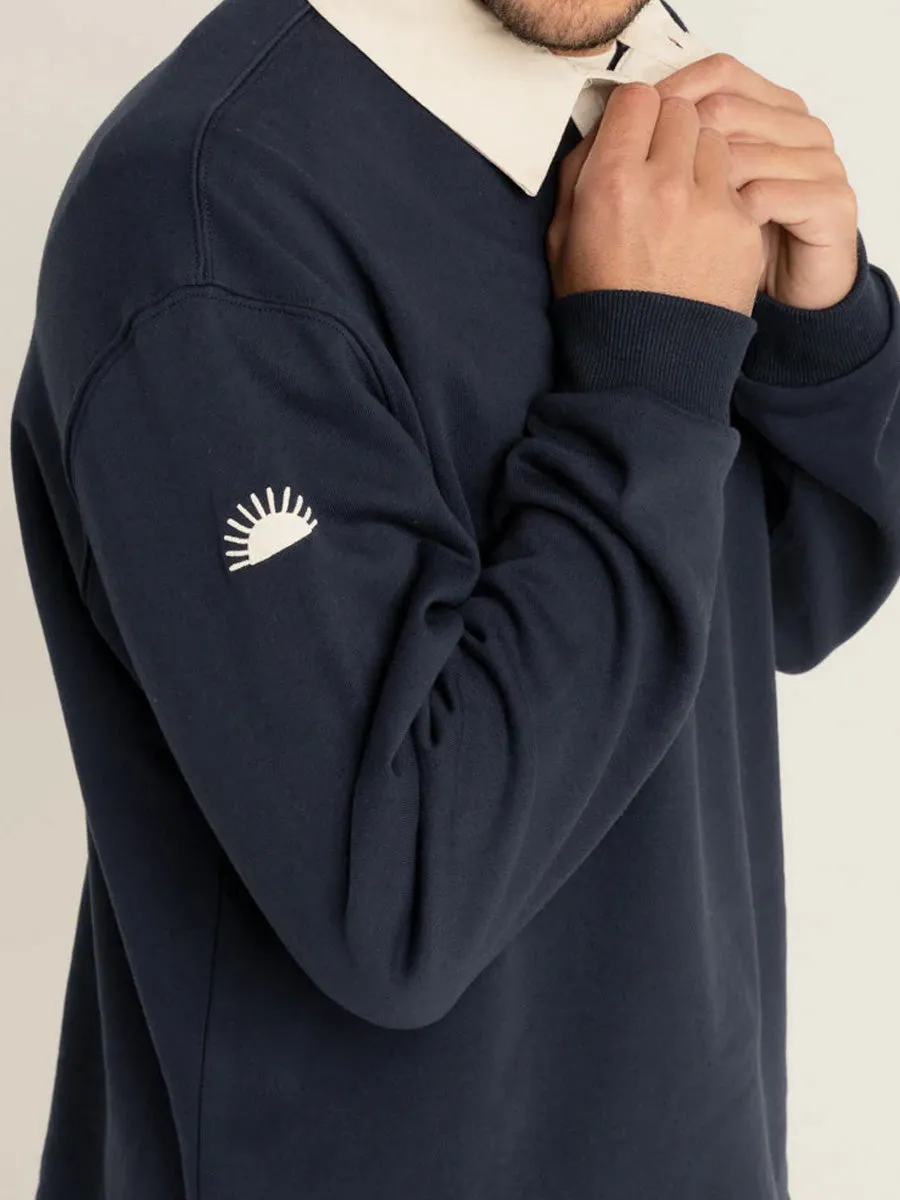 RHYTHM VINTAGE RUGBY LONG-SLEEVE POLO sold by OAK product image thumbnail 3