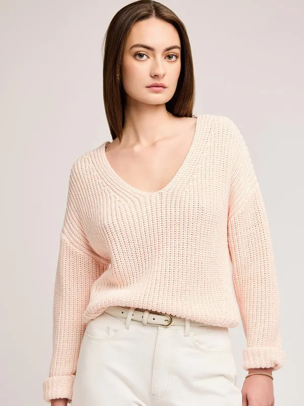 GENTLE FAWN SPENCER SWEATER - ROSEWATER sold by OAK