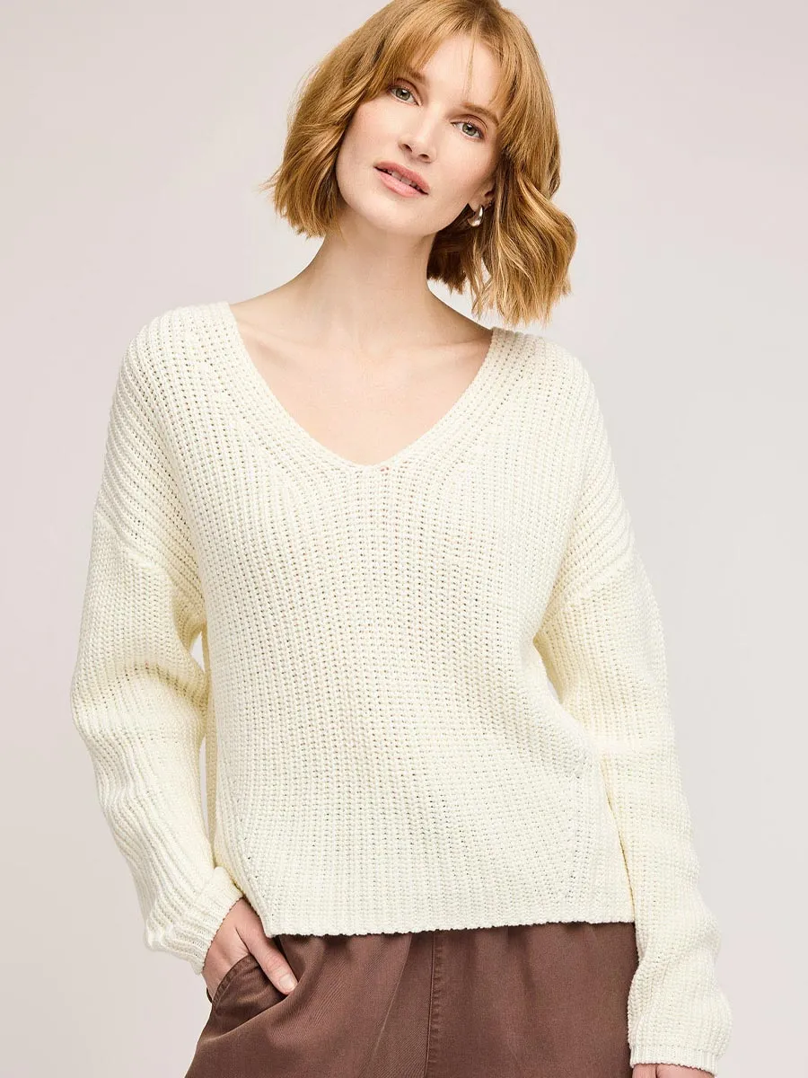GENTLE FAWN SPENCER SWEATER - CREAM sold by OAK