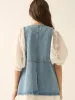 DENIM OVERSIZED VEST sold by OAK