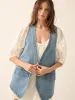 DENIM OVERSIZED VEST sold by OAK