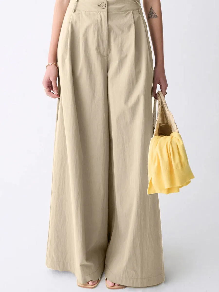 LOUNA PANTS - BEIGE sold by OAK