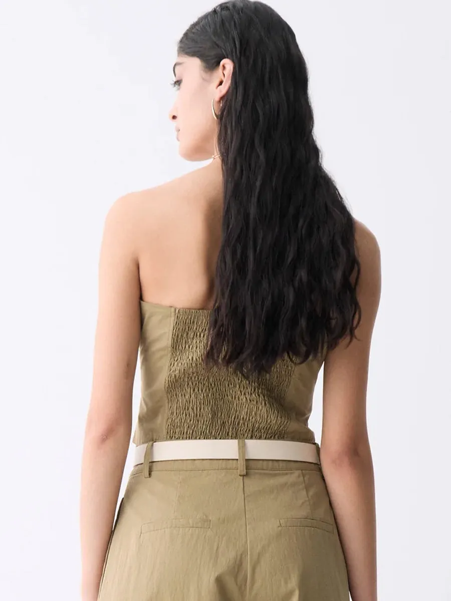 LOUNA TOP - ARMY sold by OAK product image thumbnail 2
