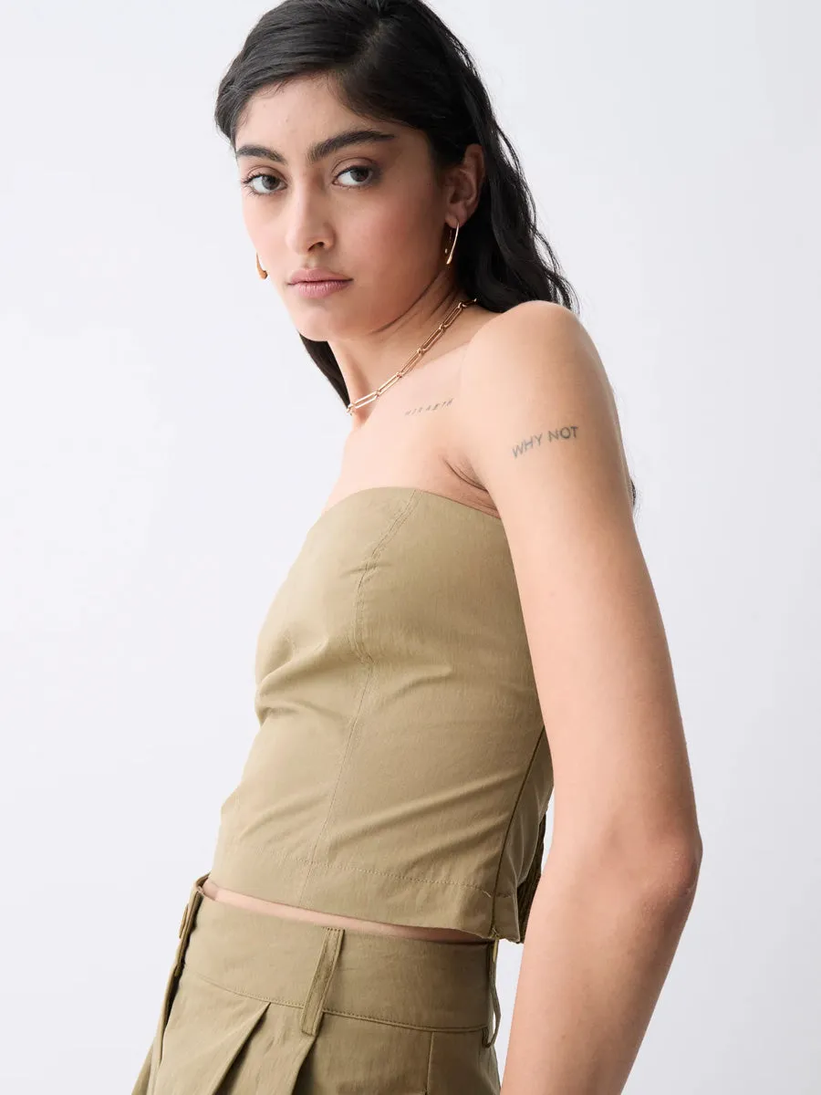 LOUNA TOP - ARMY sold by OAK product image thumbnail 3