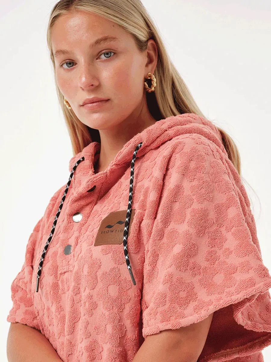 SLOWTIDE GINNY EX-WARM PONCHO - GUAVA sold by OAK product image thumbnail 3