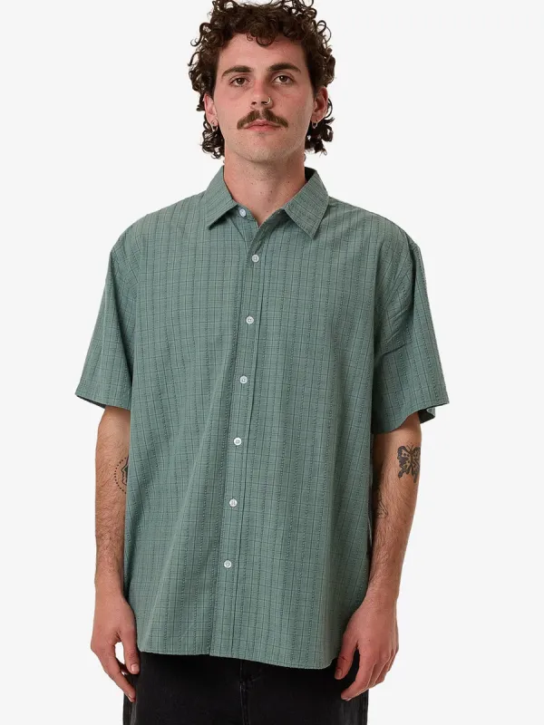 THRILLS AMBIENT CONNECTIONS SHORT SLEEVE SHIRT - CHINOIS GREEN made by Thrills