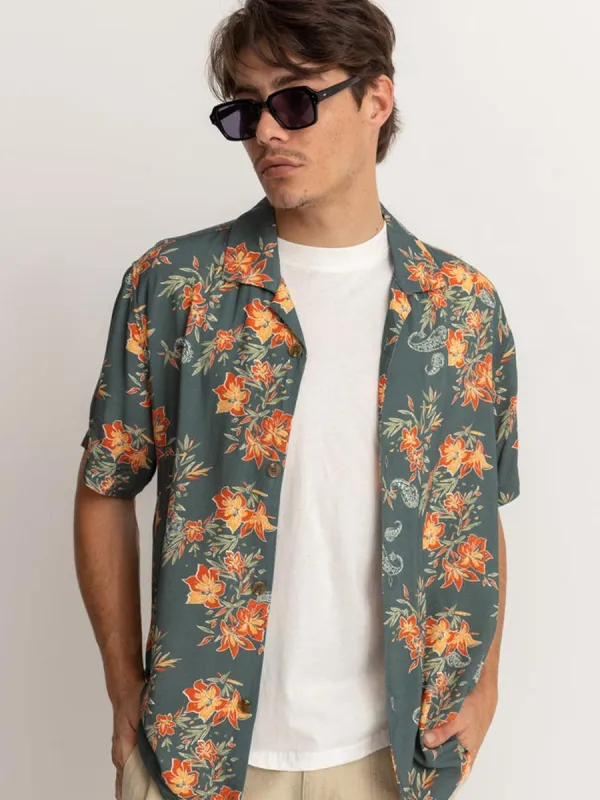 RHYTHM TROPICAL PAISLEY SHORT-SLEEVE SHIRT sold by OAK