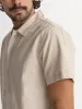 RHYTHM LINEN SHORT-SLEEVE SHIRT - SAND sold by OAK