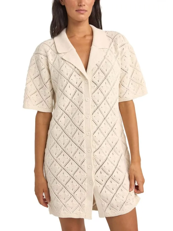 JAFFA KNIT SHIRT DRESS sold by OAK