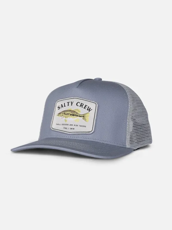 SALTY CREW BIGMOUTH TRUCKER HAT - BLUE FOG sold by OAK