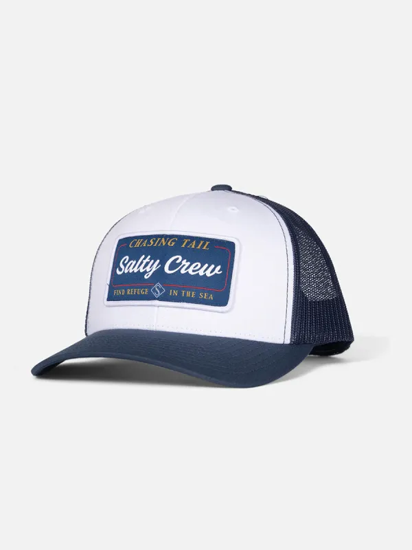 SALTY CREW MARINA RETRO TRUCKER HAT - WHITE/NAVY sold by OAK