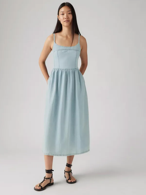 LEVI’S ALESSIE BUSTIER DRESS - ROUNDED THE CORNER sold by OAK