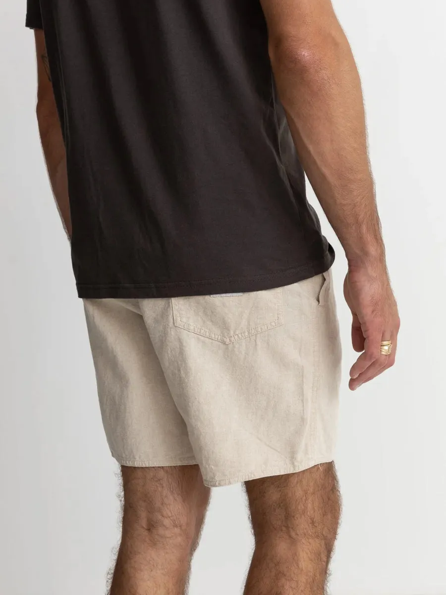 RHYTHM CLASSIC LINEN JAM SHORT - SAND sold by OAK product image thumbnail 2