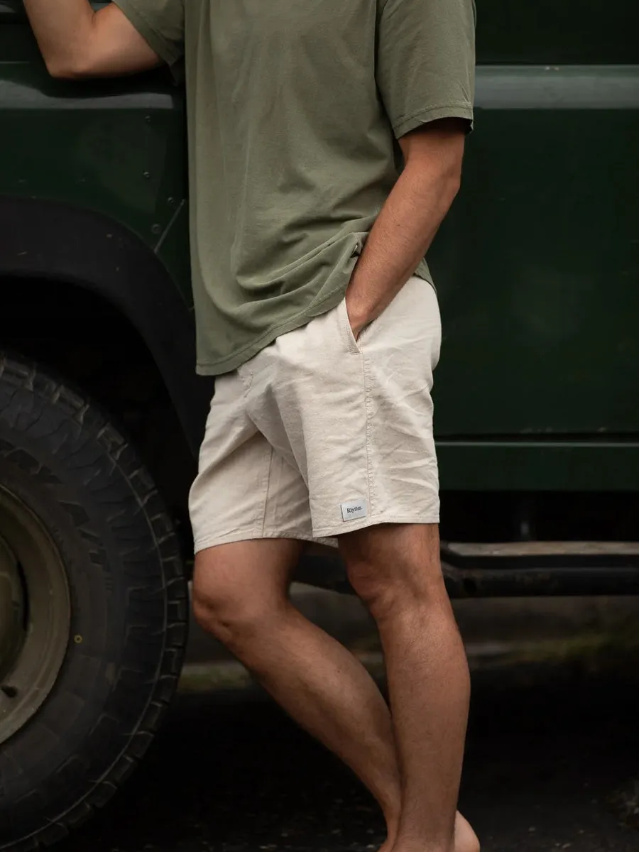 RHYTHM CLASSIC LINEN JAM SHORT - SAND sold by OAK product image thumbnail 4