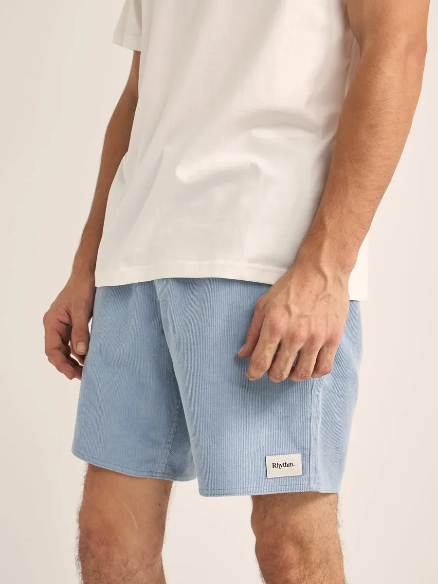 RHYTHM CLASSIC CORD JAM SHORT - SKY sold by OAK