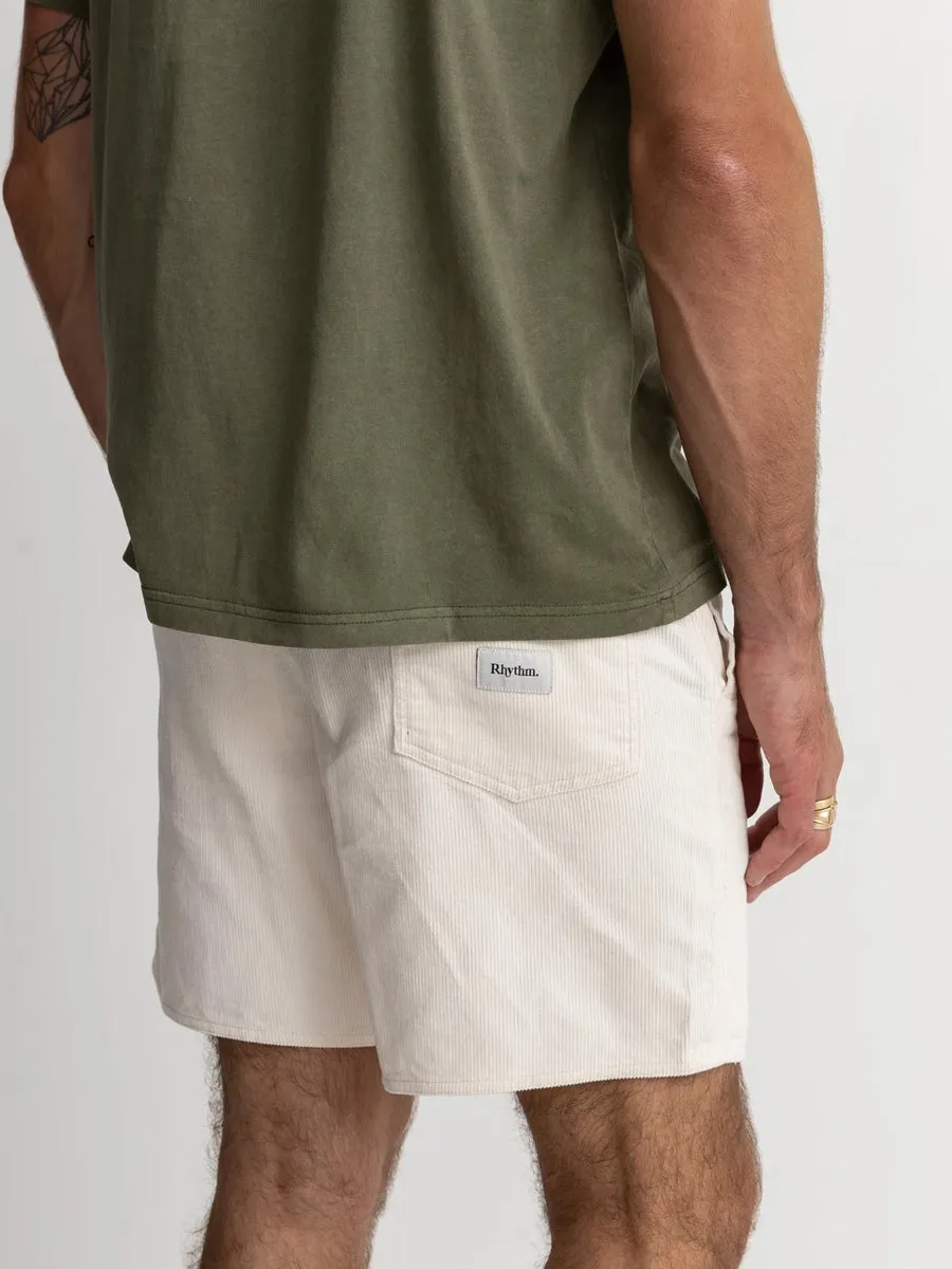 RHYTHM CLASSIC CORD JAM SHORT - VINTAGE WHITE sold by OAK product image thumbnail 2