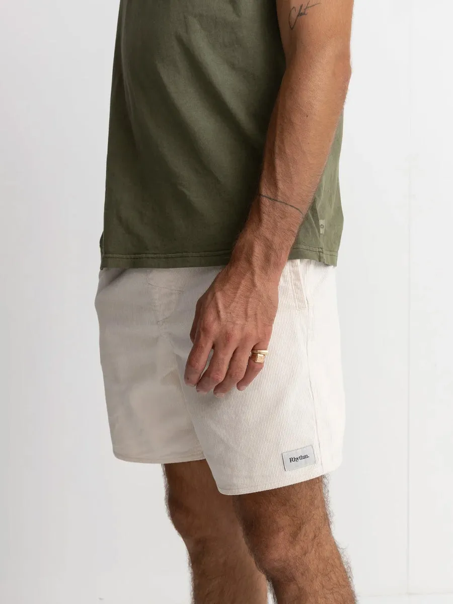 RHYTHM CLASSIC CORD JAM SHORT - VINTAGE WHITE sold by OAK product image thumbnail 3
