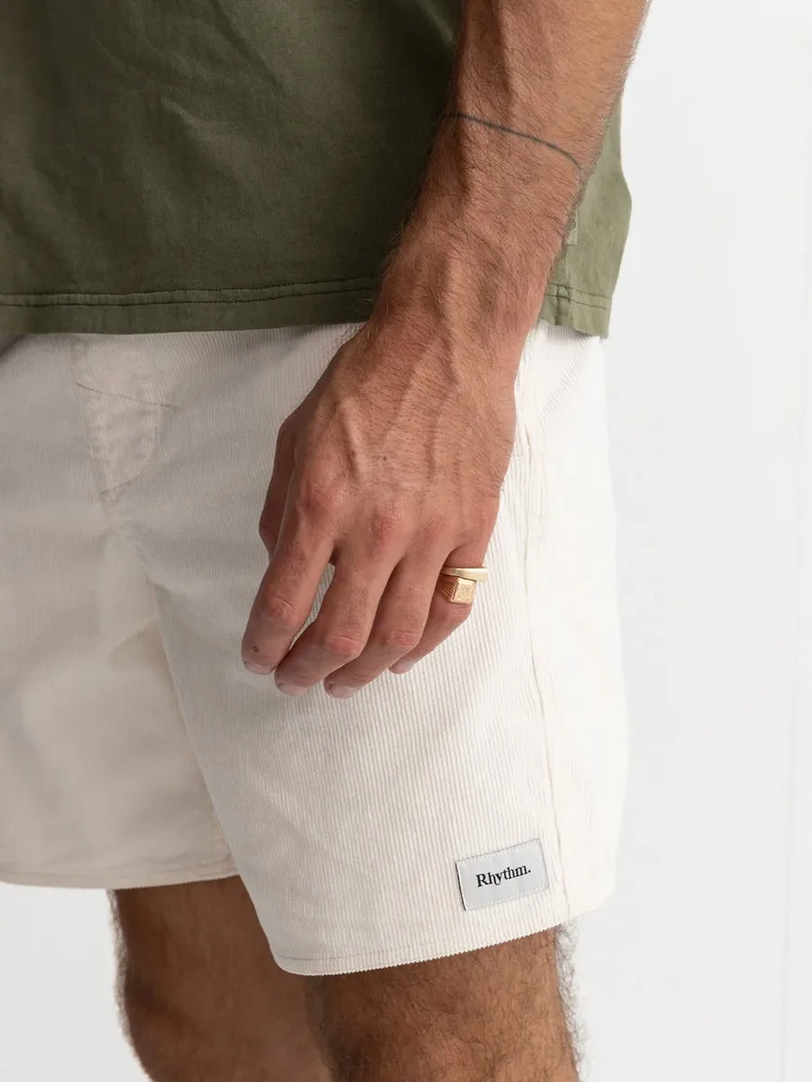 RHYTHM CLASSIC CORD JAM SHORT - VINTAGE WHITE sold by OAK product image thumbnail 4