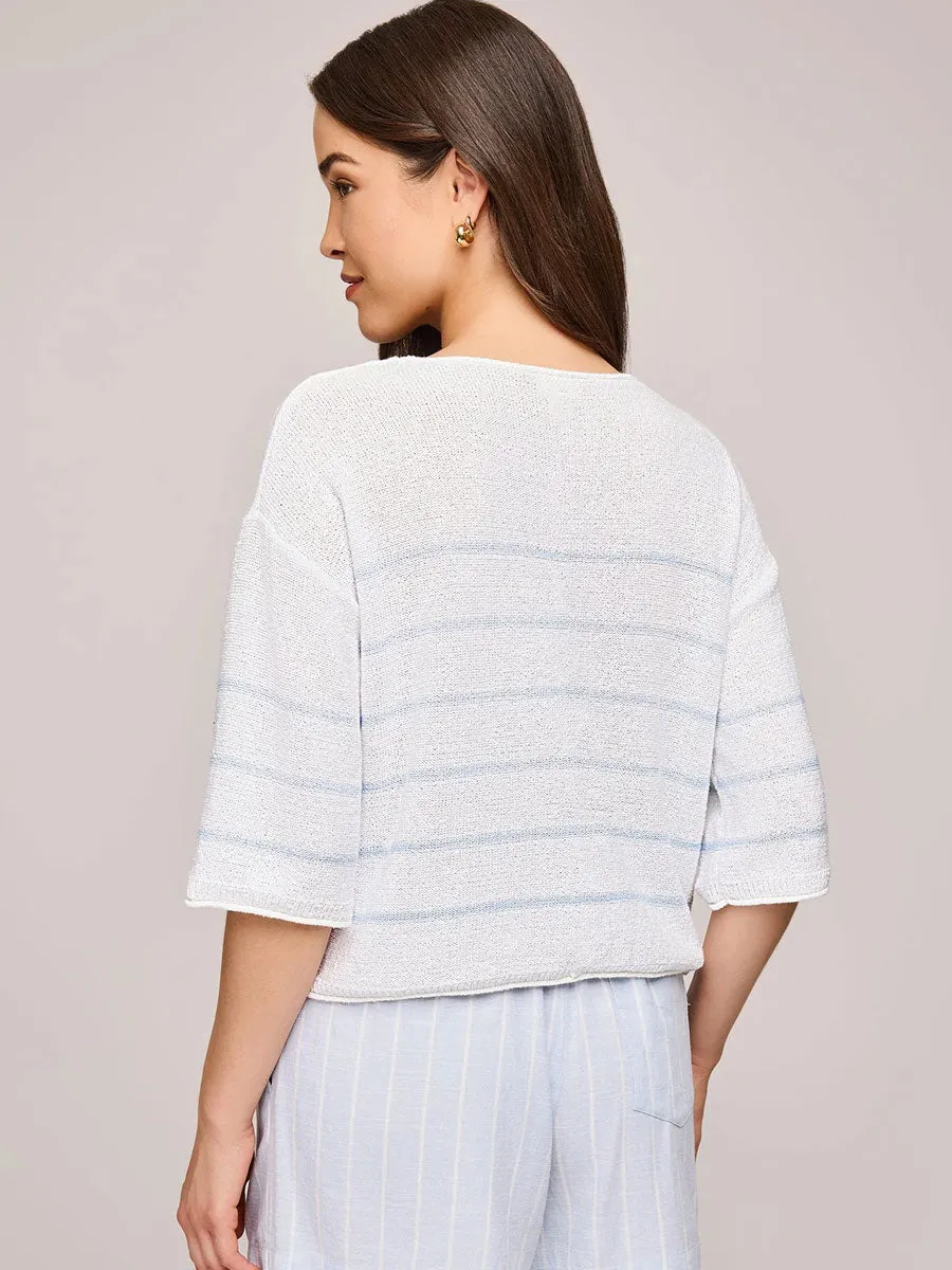 KERRIGAN SWEATER - SKY STRIPE sold by OAK product image thumbnail 2