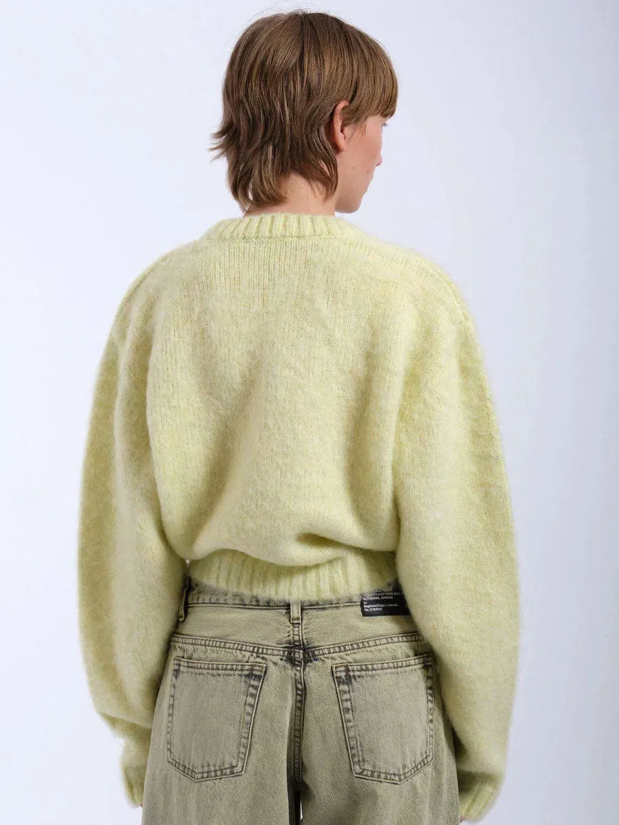 BETTY CARDIGAN - BRUSHED LIGHT YELLOW sold by OAK product image thumbnail 2