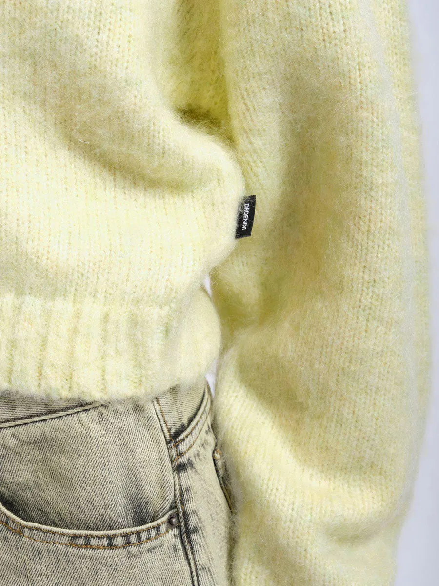 BETTY CARDIGAN - BRUSHED LIGHT YELLOW sold by OAK product image thumbnail 3