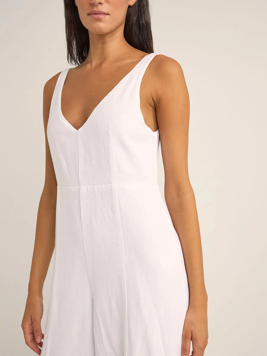 KIKI WIDE LEG JUMPSUIT - WHITE sold by OAK product image thumbnail 3