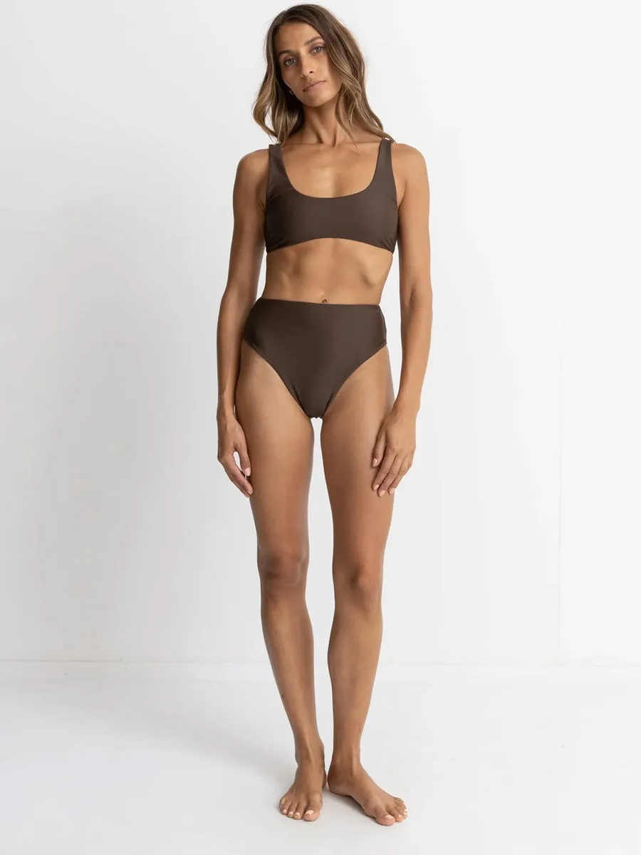 CLASSIC HI WAIST PANT - CHOCOLATE sold by OAK product image thumbnail 4