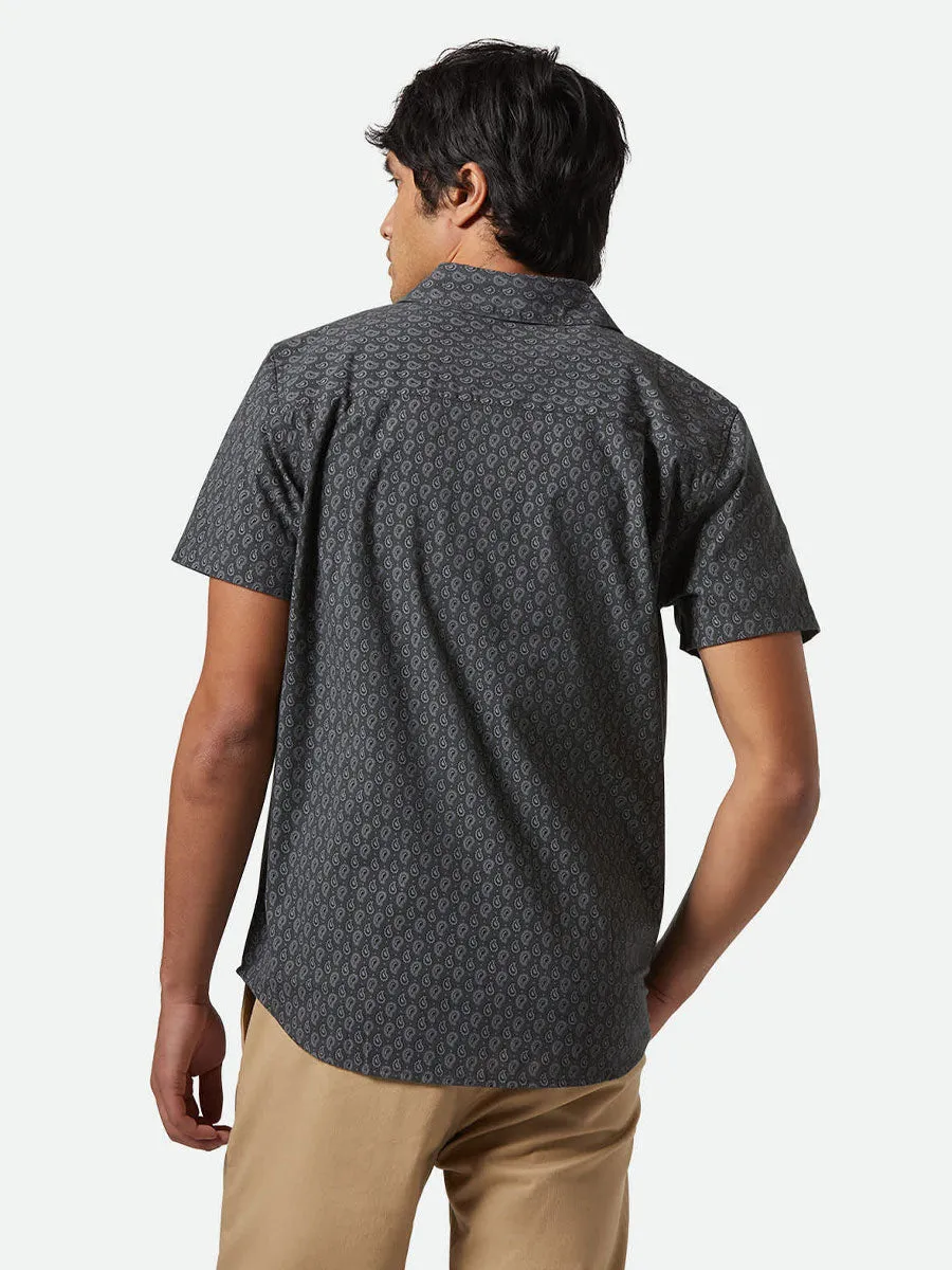 BRIXTON CHARTER SHORT-SLEEVE SHIRT - WASHED BLACK/PAISLEY sold by OAK product image thumbnail 2