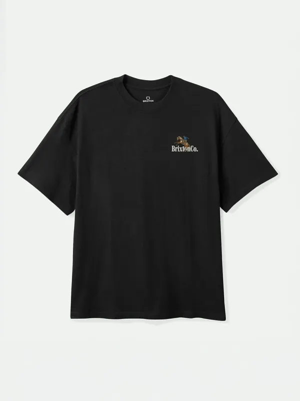 BRIXTON INWOOD SHORT-SLEEVE T-SHIRT - BLACK sold by OAK