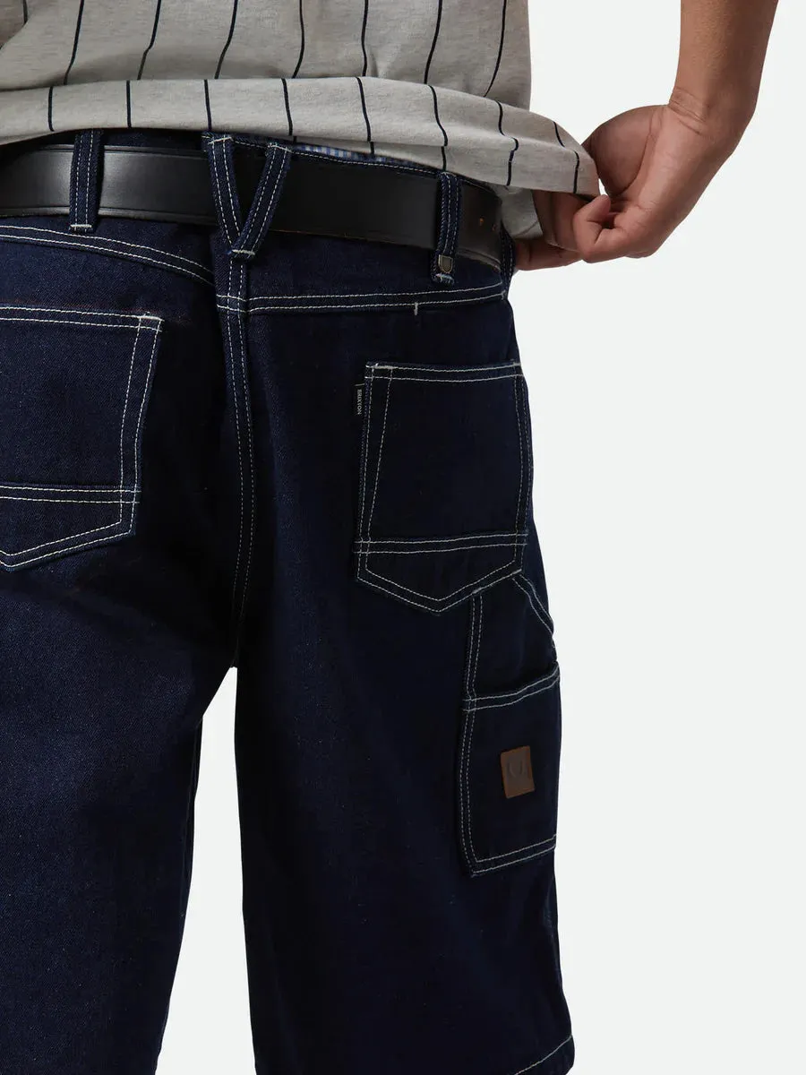 BRIXTON BUILDERS CARPENTER BAGGY SHORT - RINSE DENIM sold by OAK product image thumbnail 3