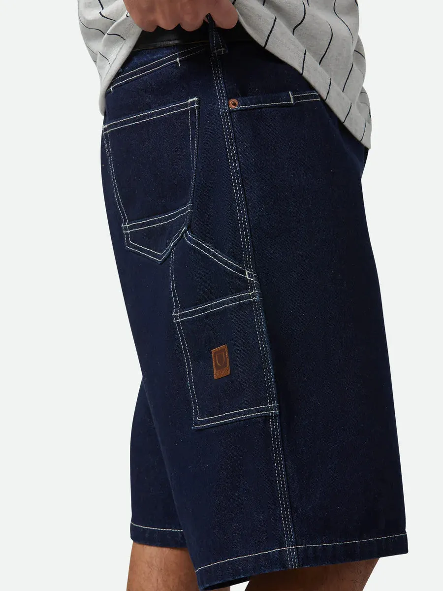 BRIXTON BUILDERS CARPENTER BAGGY SHORT - RINSE DENIM sold by OAK product image thumbnail 2