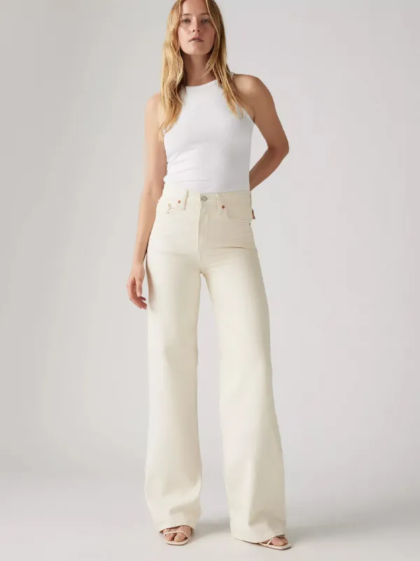 LEVI'S RIBCAGE WIDE LEG H223 - BARELY FREEZING sold by OAK